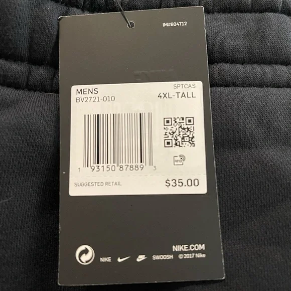 NWT Nike black athletic shorts - Picture 4 of 4